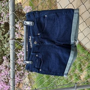 Universal Thread Darkwash Jean cuffed Shorts womens 8 or 29